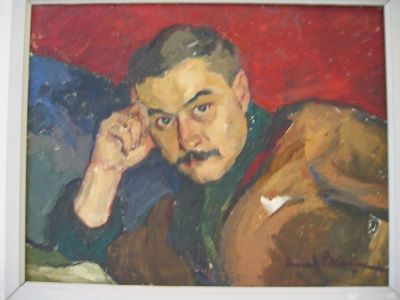 pictură de șevalet - Băeșu, Aurel; Portret de bărbat