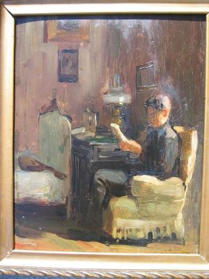 pictură de șevalet - Băeșu, Aurel; Interior