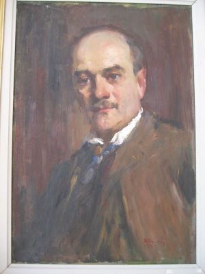 pictură de șevalet - Băeșu, Aurel; Portret de bărbat