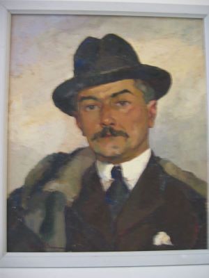 pictură de șevalet - Băeșu, Aurel; Portret de bărbat