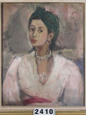 pictură de șevalet - Rădulescu, Magdalena; Portret de balerină