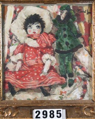 pictură de șevalet - Tonitza, Nicolae; Păpuși