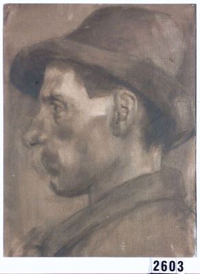 pictură de șevalet - Tamás, Emerich; Portret de muncitor