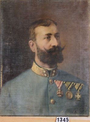 pictură de șevalet - Heilmann, Ferdinand; Locotenent colonel Baitz