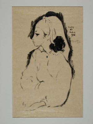 tablou - Tonitza, Nicolae; Portretul lui Rachiș Ali