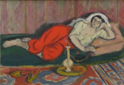 pictură de șevalet - Pallady, Theodor; Odaliscă