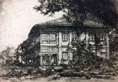 gravură - Canisius, Richard; Casa Melic