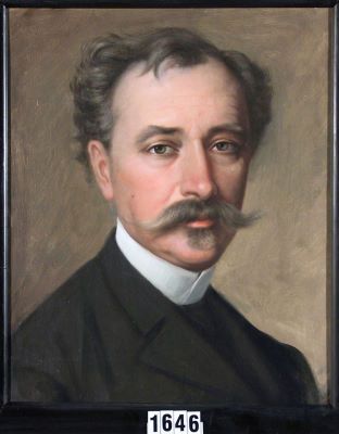 pictură de șevalet - Popp, Mișu; Domnul J.