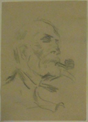 desen - Dimitrescu, Ștefan; Portret de bătrân