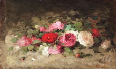 tablou - Grigorescu, Nicolae; Tandafiri
