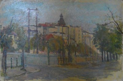 pictură de șevalet - Steriadi, Jean Alexandru; Cheiul Dâmboviței