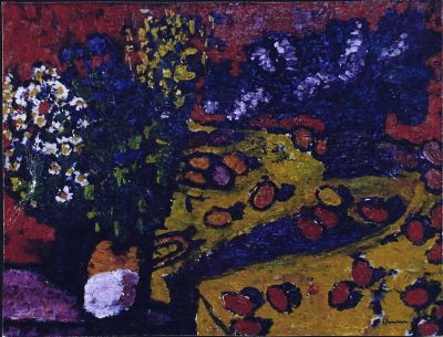 pictură de șevalet - Țuculescu, Ion; Ouă roșii