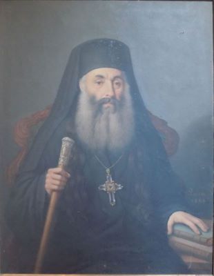 pictură altare - Lecca, Constantin; Portret de mitropolit