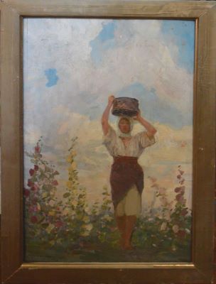pictură de șevalet - Verona (Garguromin), Arthur; Țărancă