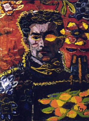 pictură de șevalet - Țuculescu, Ion; Autoportret