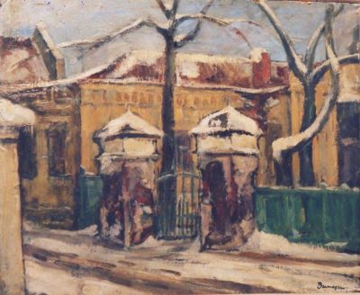 pictură de șevalet - Bunescu, Marius; Strada Izvor