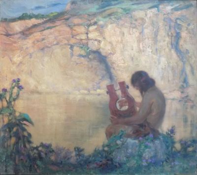pictură de șevalet - Kimon, Loghi; Orfeu