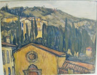 desen - Cuțescu-Storck, Cecilia; Fiesole
