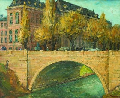 pictură de șevalet - Bunescu, Marius; Palatul de Justiție