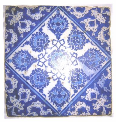 placă decorativă; Placă pătrată