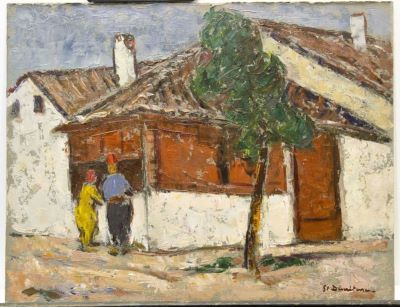 pictură de șevalet - Dumitrescu, Ștefan; Peisaj din Balcic