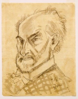desen - Pallady, Theodor; Autoportret