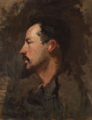 autoportret Nicolae Grigorescu - Grigorescu, Nicolae