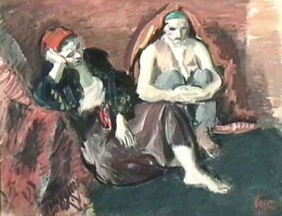 pictură de șevalet - Iser, Iosif; Odalisce