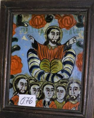 icoană pe sticlă; Înălțarea