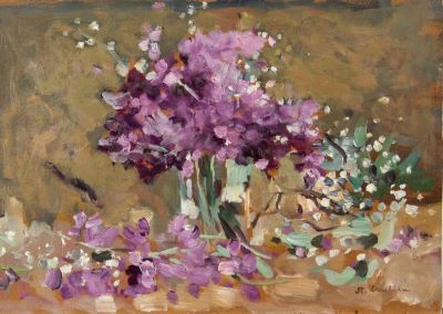 pictură de șevalet - Luchian, Ștefan; Violete