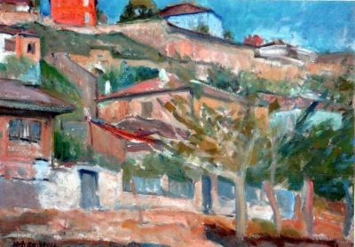 pictură de șevalet - Dărăscu, Nicolae; Vedere din Balcic