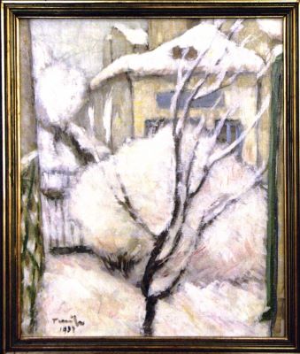 pictură de șevalet - Tonitza, Nicolae; Efect de iarnă