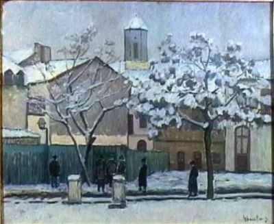 pictură de șevalet - Ghiață, Dumitru; Iarna