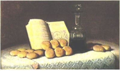 pictură de șevalet - Stahi, Constantin D.; Obiecte necesare prosocomdiei