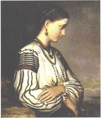 pictură de șevalet - Stahi, Constantin D.; Profil de țărancă