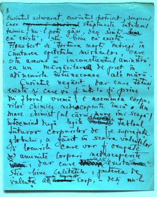 manuscris - Moldovanu, Corneliu; Însemnări