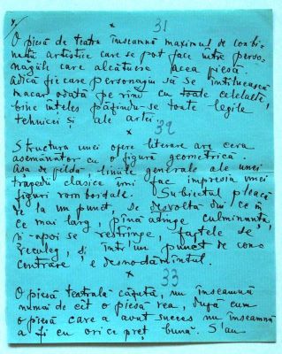 manuscris - Moldovanu, Corneliu; Însemnări