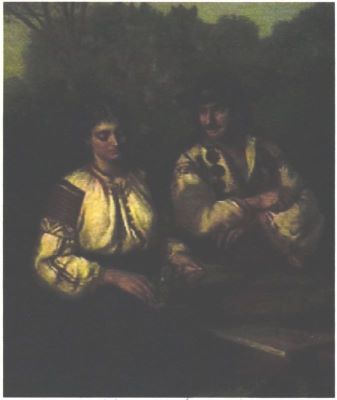 pictură de șevalet - Stahi, Constantin Daniel; La pârleaz