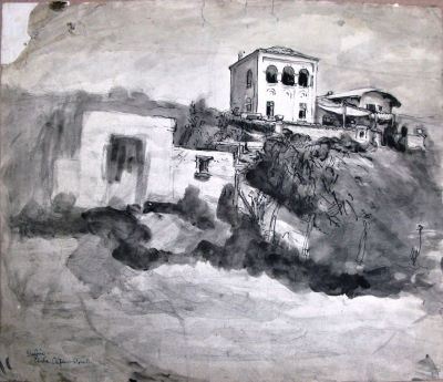 desen - Cuțescu-Storck, Cecilia; Vila de la Balcic