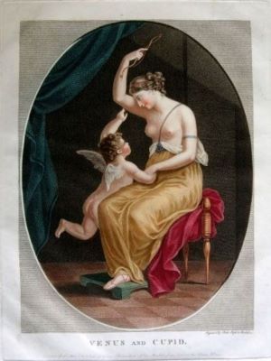 gravură - Clarke, John; (SC.); Torres, Anthony; (EX.); În Reg. Inv.: Strange Robert; Venus and Cupid (Venus și Cupidon)