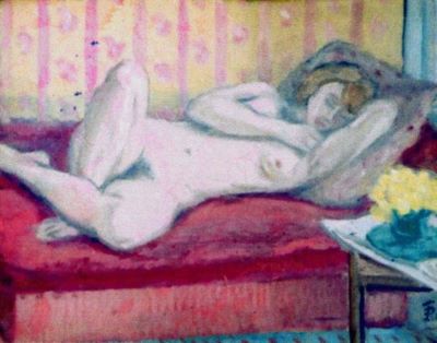 pictură - Pallady, Theodor; Nud culcat