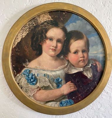 pictură - Petrovitz, Paulus; Portretul a doi copii