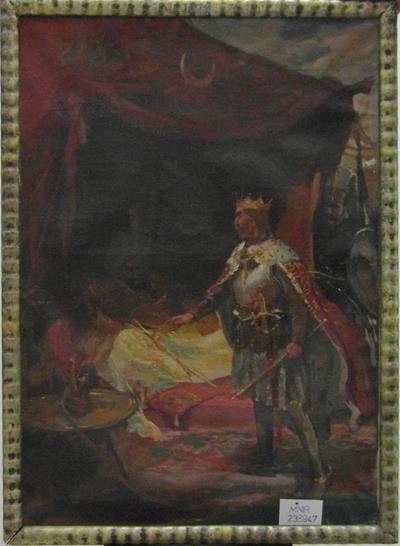 pictură de șevalet - Stoica Dumitrescu, Ion; Mircea cel Bătrân și Baiazid