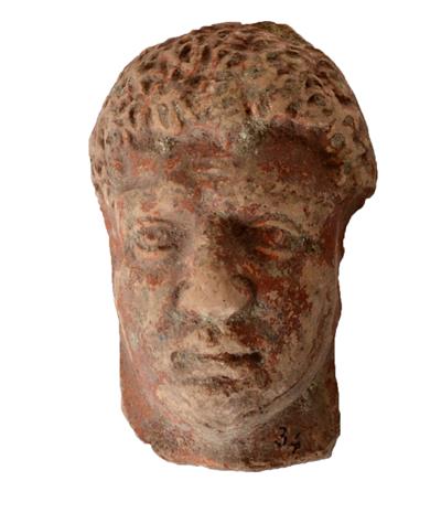 statuetă; Cap de bărbat