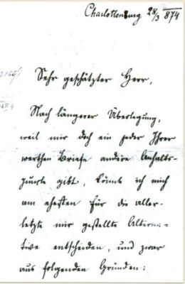manuscris - Eminescu, Mihai; Mihai Eminescu către Titu Maiorescu