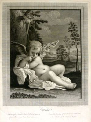 gravură - Strange, Robert; (SC.); Strange, Robert; (DEL.); Schidone, Bartolomeo; (PX.); Strange, Robert; (EX.); Hacquet; Cupido