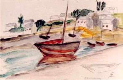 pictură - Pallady, Theodor; Douarnenez