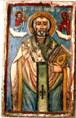 icoană; Sfântul Ierarh Nicolae
