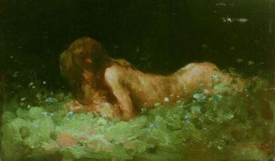 pictură - Grigorescu, Nicolae; Nimfă