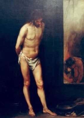 pictură - Cano, Alonso; Hristos la stâlp